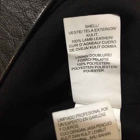 lambskin leather Lucky Brand Pencil skirt with details - Picture 5 of 8